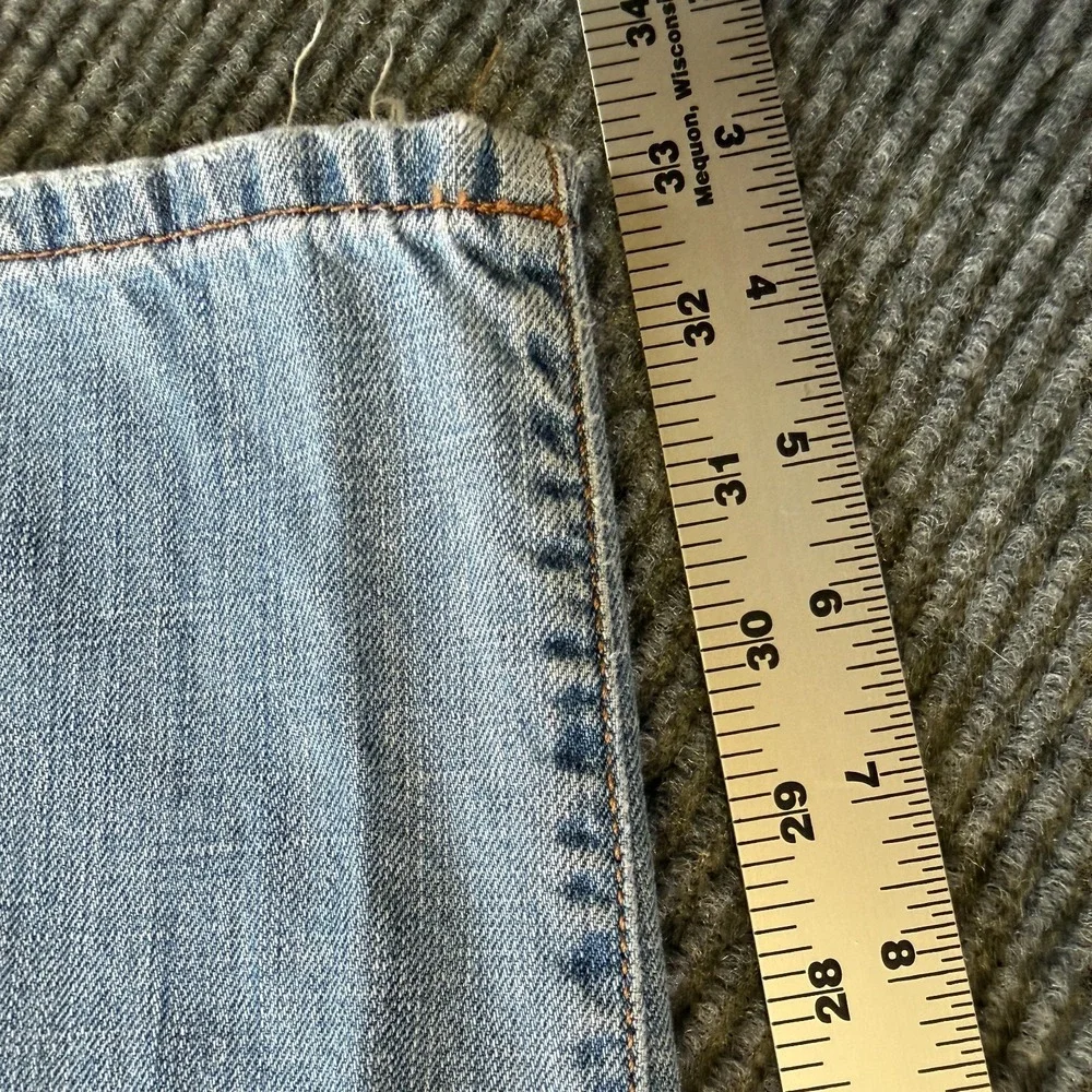 Calvin Klein Jeans Mens‎ 36x33 Light Wash 100% Cotton Denim Straight Fit